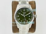 Swiss Replica Longines Spirit 40MM Stainless Steel Green Dial Watch